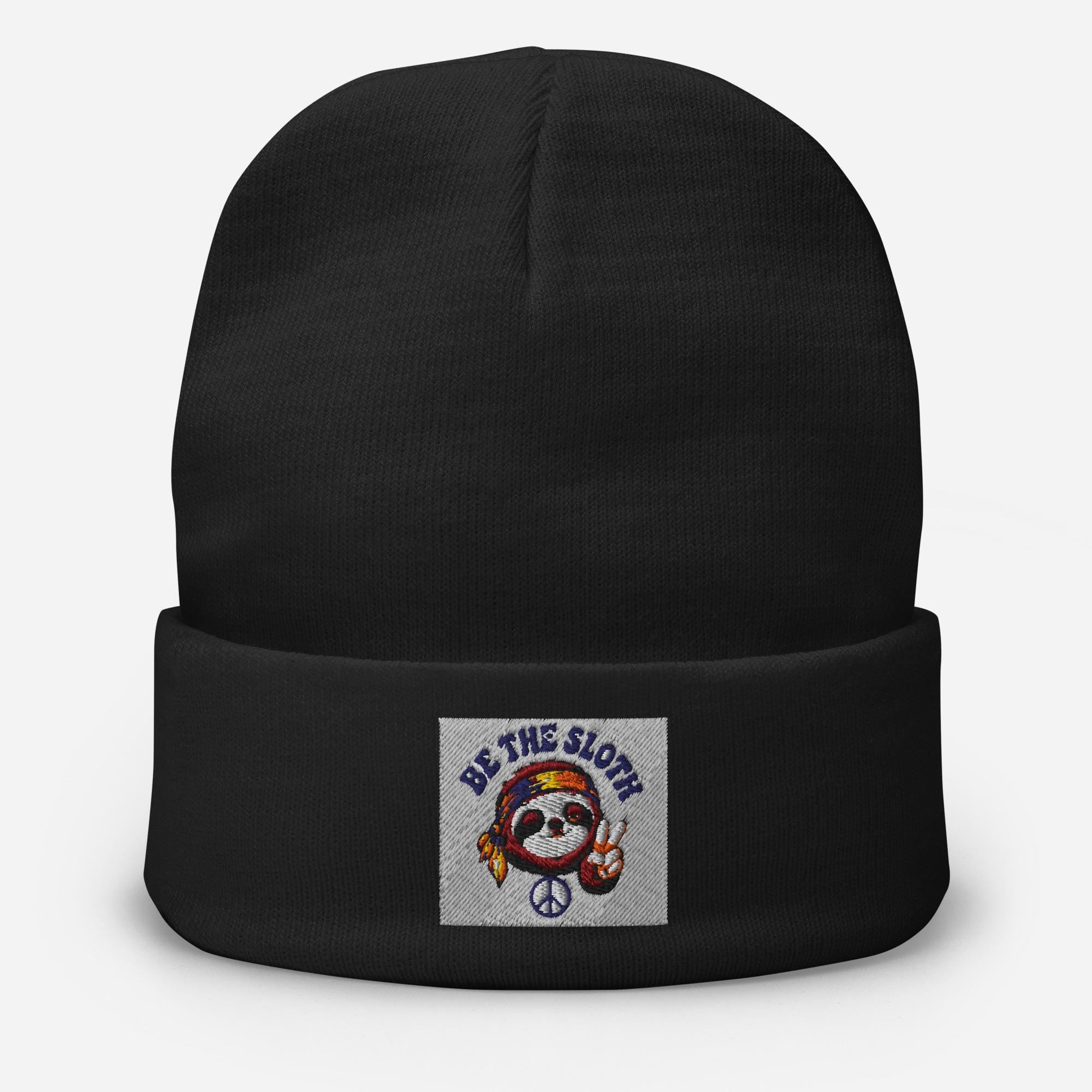 Be The Sloth Embroidered Beanie