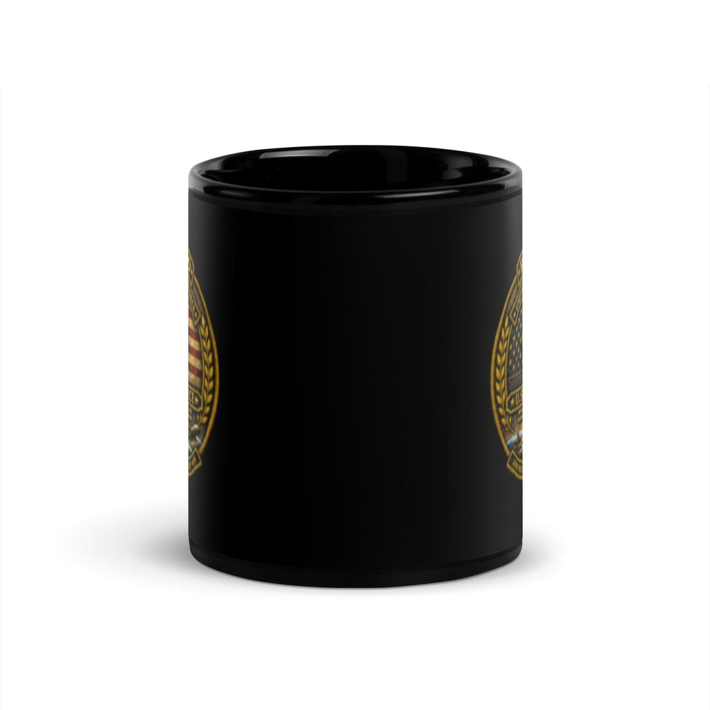 Retired US Air Force Mug Black Glossy Mug