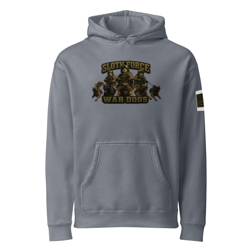 Sloth Force War Dogs Unisex Heavyweight Hooded Sweatshirt | Independent Trading Co. IND4000