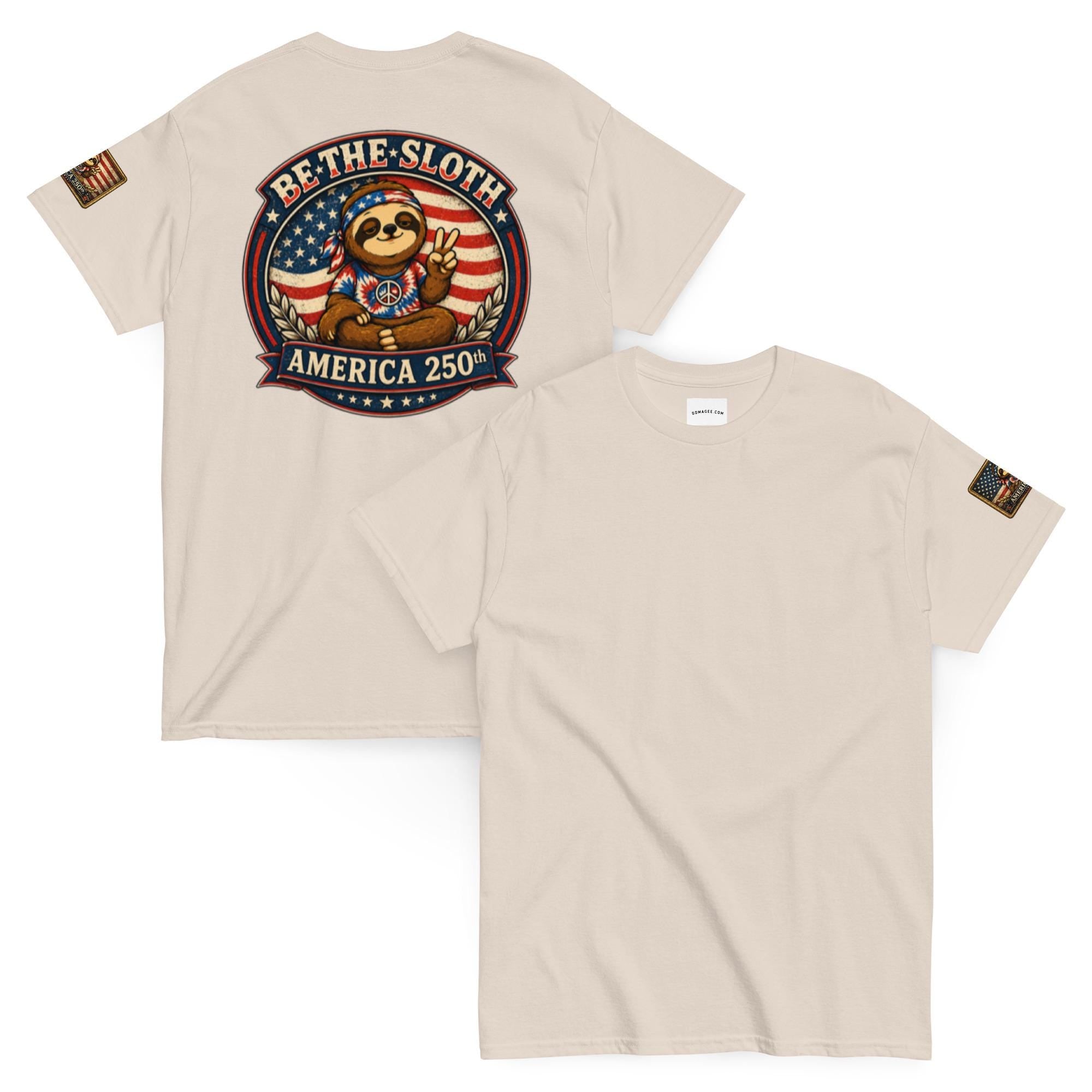 Be The Sloth America's 250th Unisex classic tee