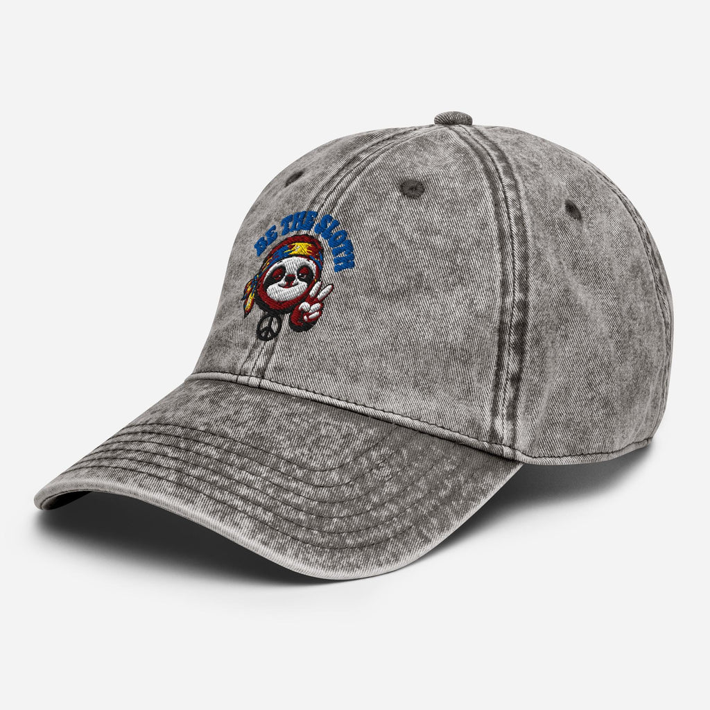 Be The Sloth Vintage Cotton Twill Cap