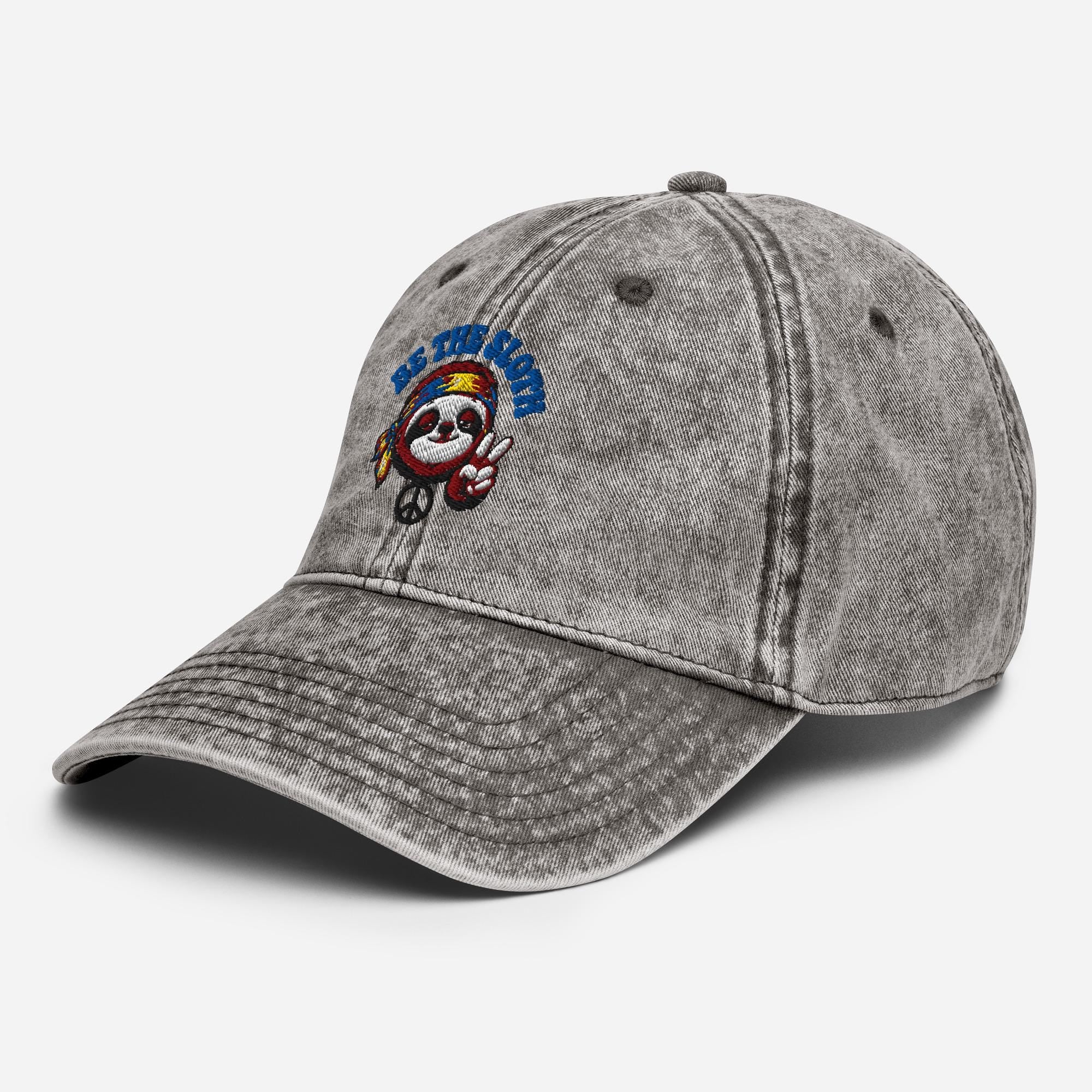 Be The Sloth Vintage Cotton Twill Cap