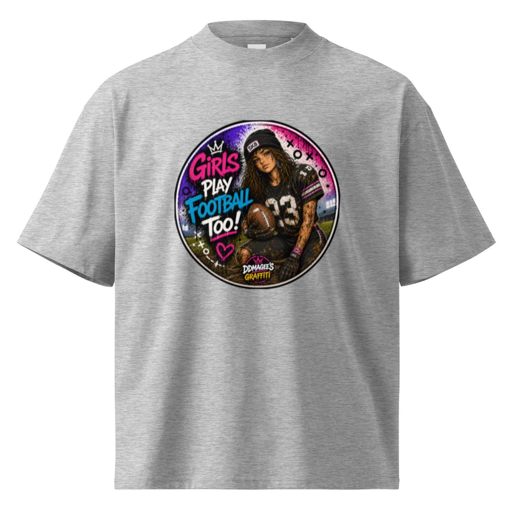 DDMaGee's Graffiti Unisex organic oversized high neck t-shirt