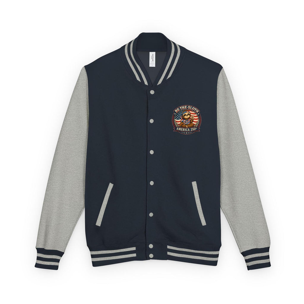 Be The Sloth America 250 Heavyweight letterman jacket