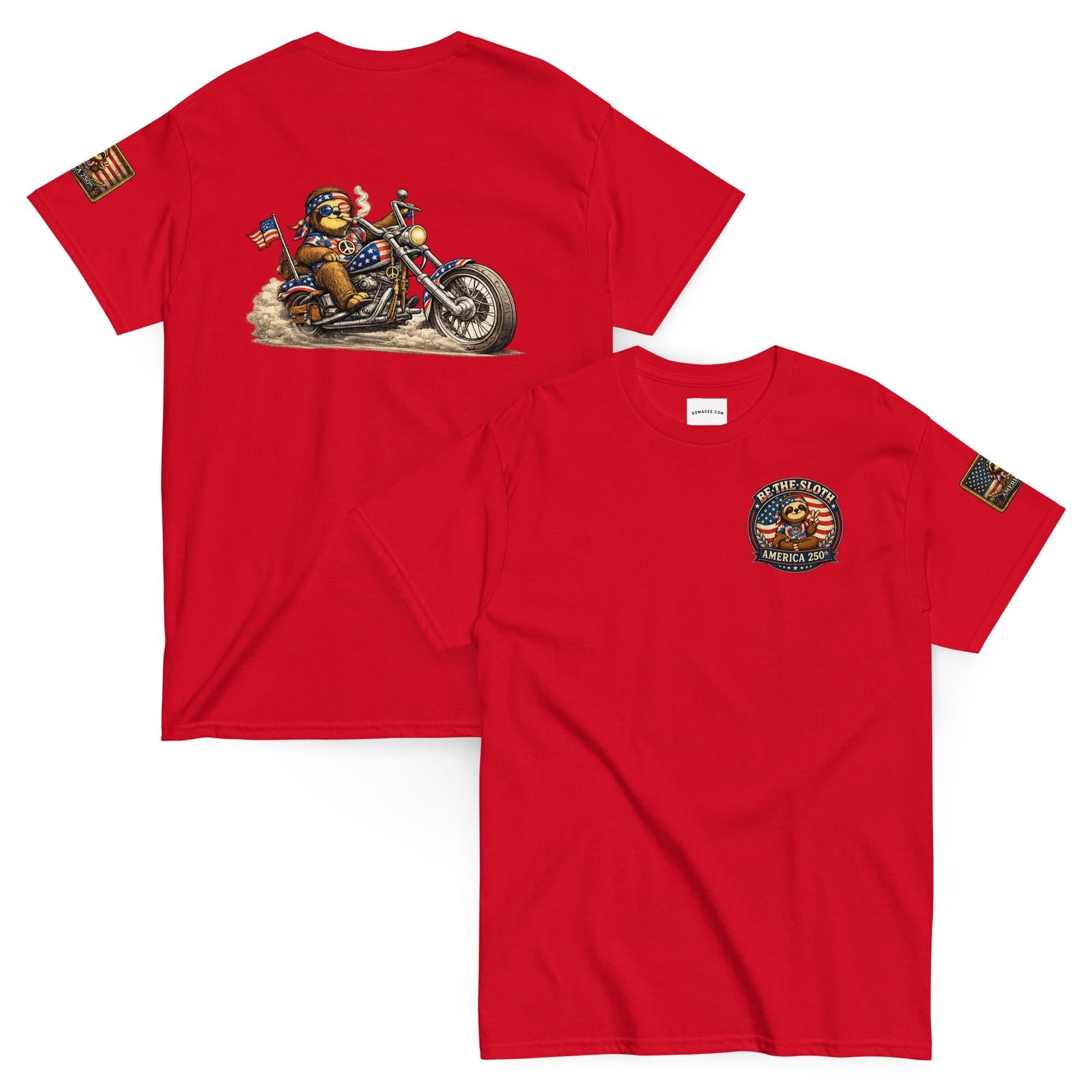 Sloth Chopper America's 250th Unisex classic tee