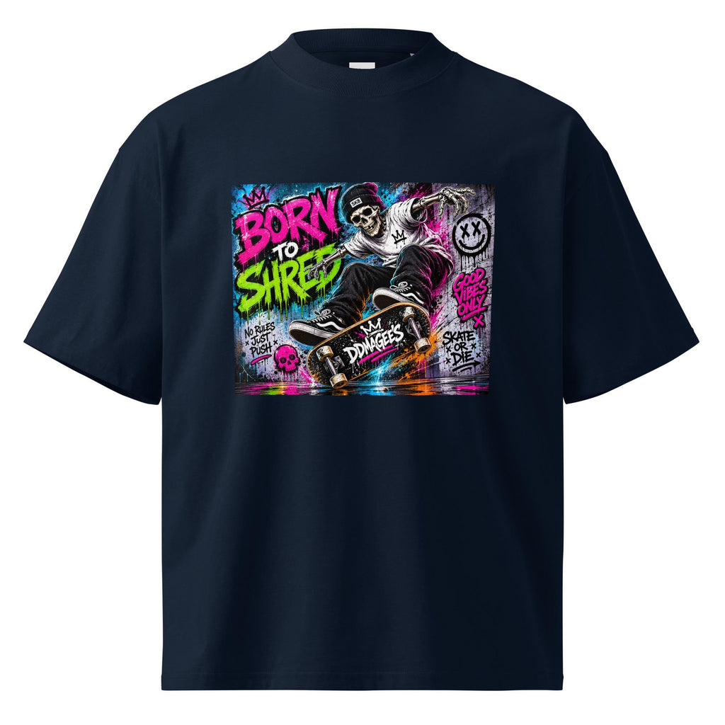 DDMagee's Graffiti Unisex organic oversized high neck t-shirt