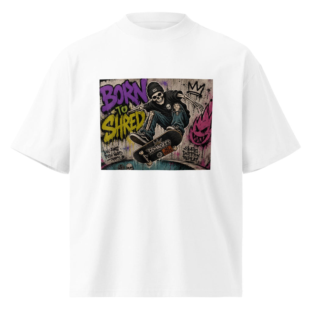DDMaGee's Graffiti Unisex organic oversized high neck t-shirt