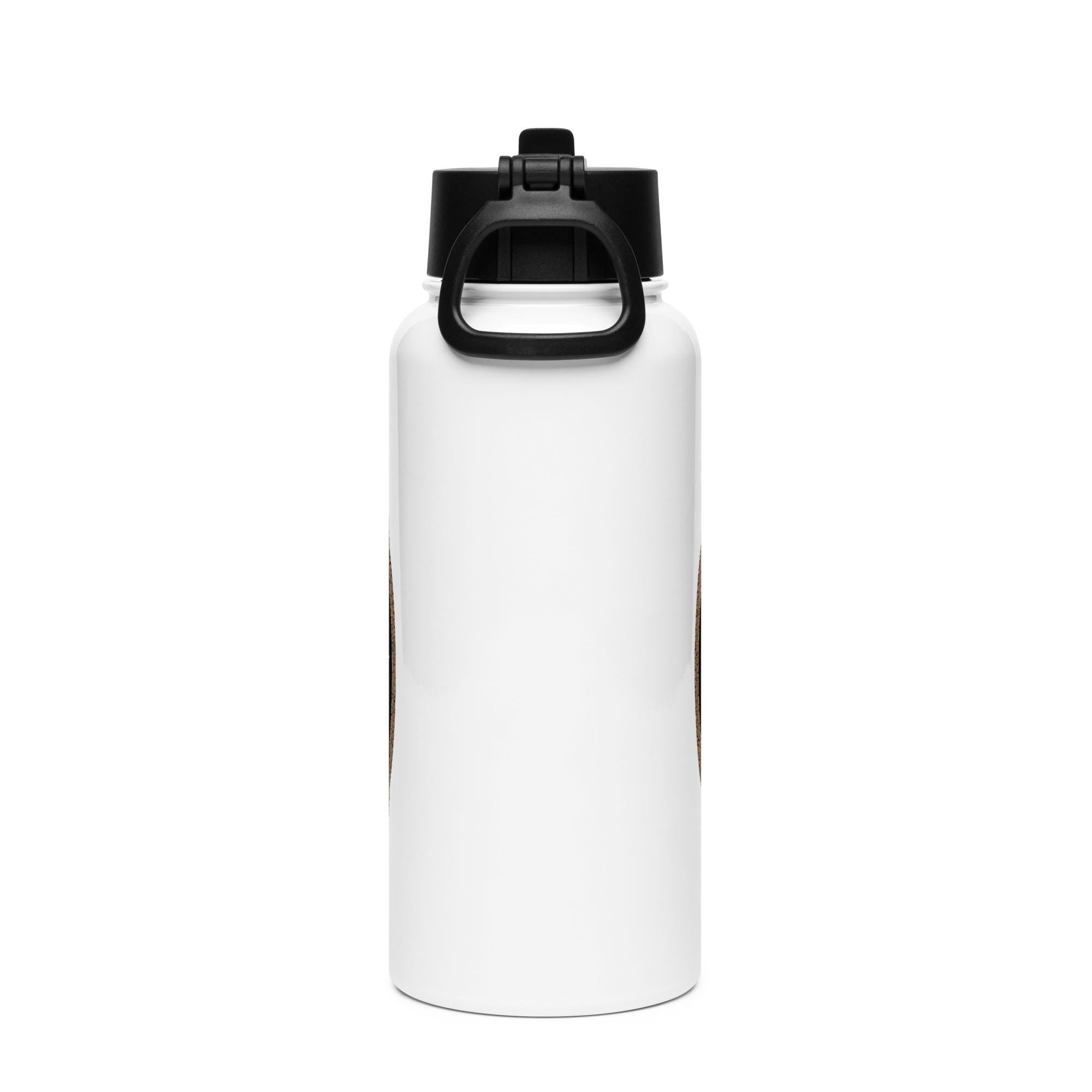 DDMaGee's American Country Stainless steel water bottle with a straw lid