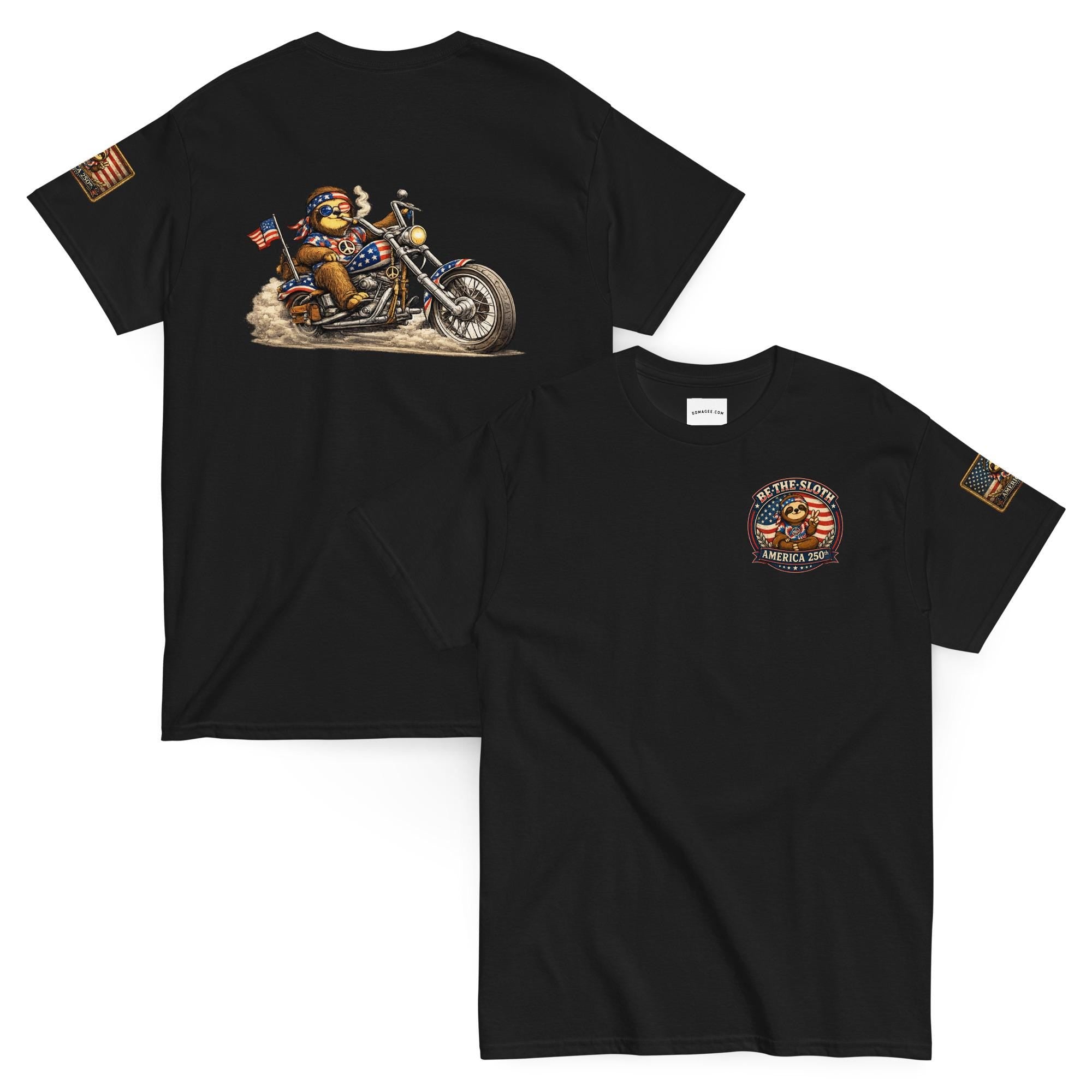 Sloth Chopper America's 250th Unisex classic tee