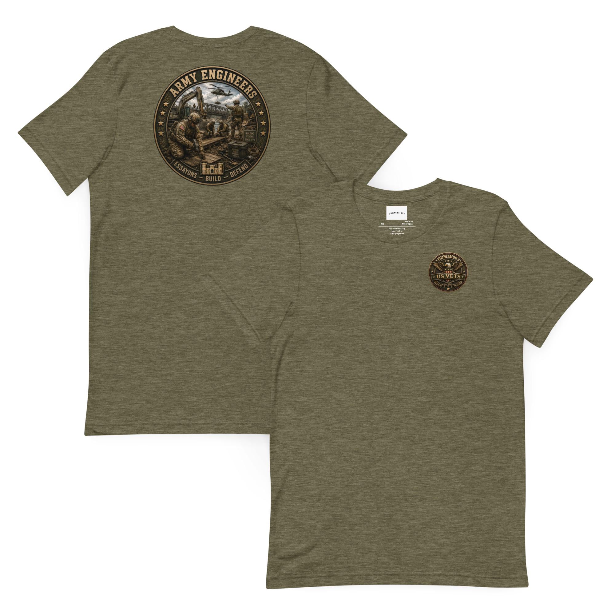 DDMaGee's US Vets Unisex t-shirt