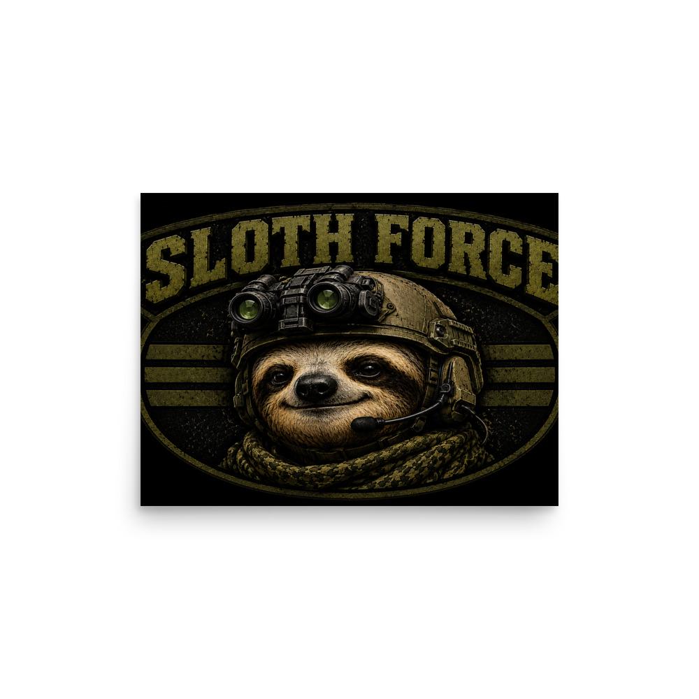 DDMaGee's Sloth Force Poster