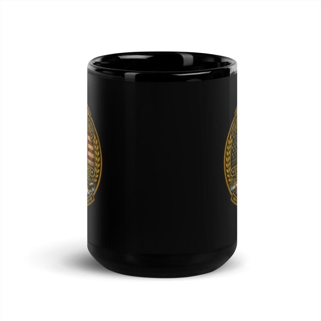 Retired US Air Force Mug Black Glossy Mug