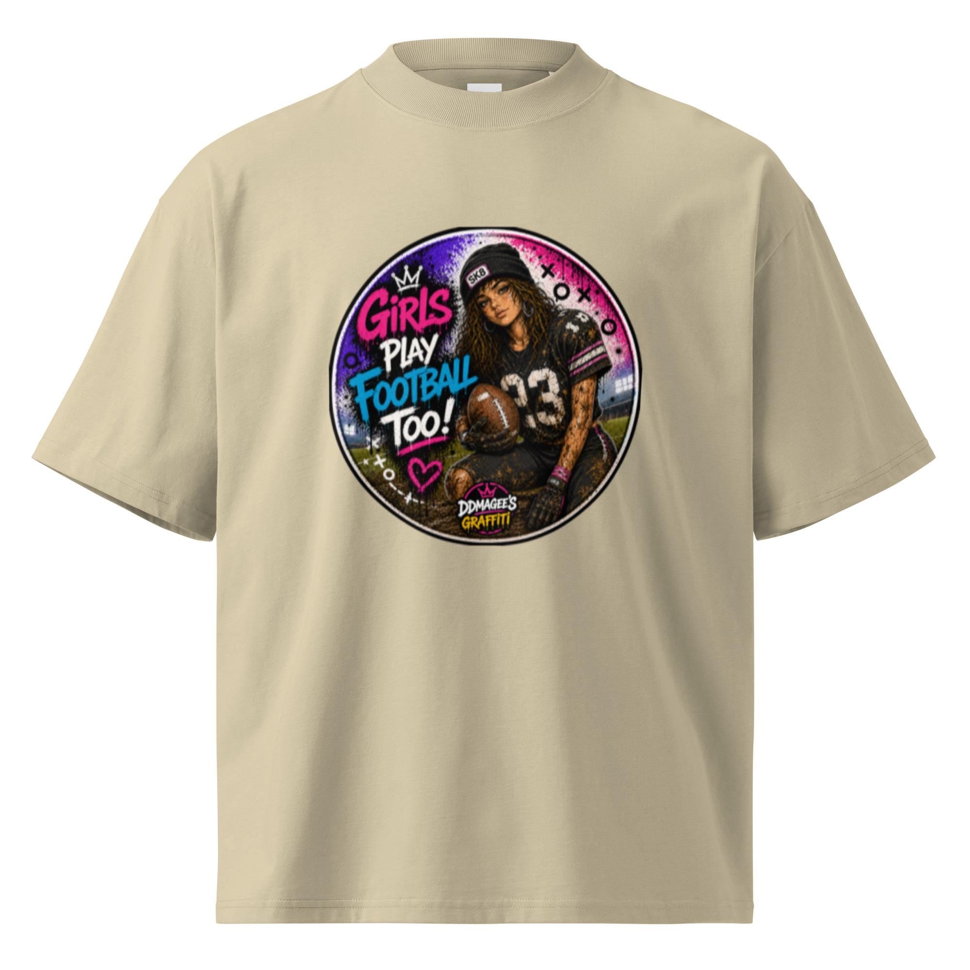 DDMaGee's Graffiti Unisex organic oversized high neck t-shirt