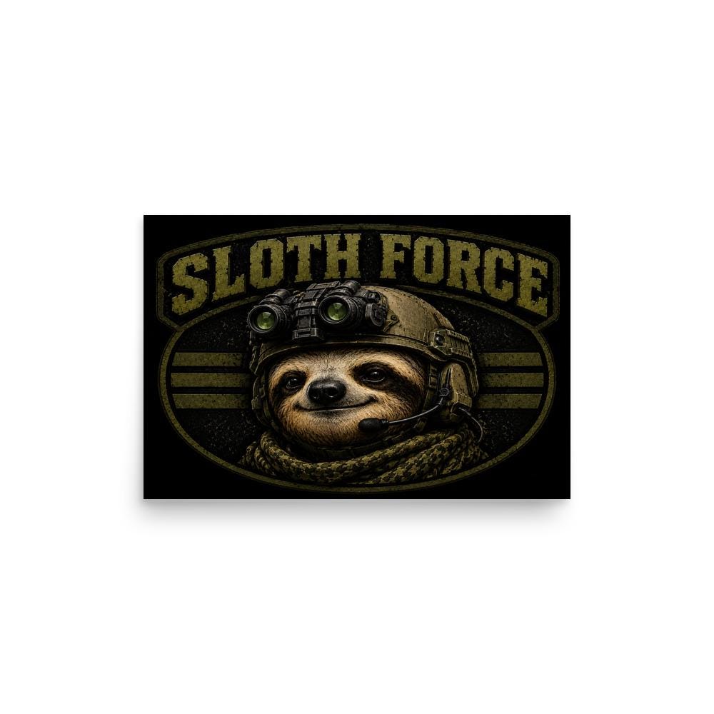 DDMaGee's Sloth Force Poster