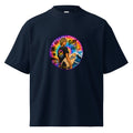 DDMaGee's Surfer Dude Unisex organic oversized high neck t-shirt